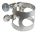 Mouthpiece ligature tenor saxophone -nickel plated wide