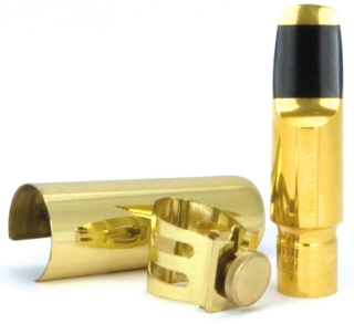 OTTO LINK soprano sax mouthpiece made of gold-plated metal