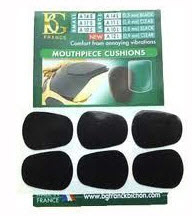 BG A10L Mouthpiece patch, black, large. 0.8mm (6 in Box)