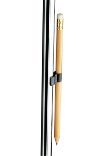 Tragbare einstellbare messbare Bleistift Feder Clip Stahl Stift Einsatz  Fixer Halter Lagerung