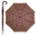 Regenschirm mit Noten - Schwarz/rot/weiss