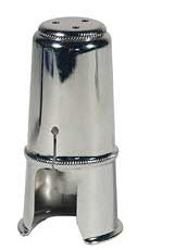 Mouthpiece capsule tenor saxophone - nickel-plated, wide