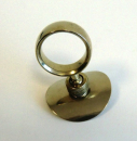 Thumb ring for tuba, adjustable, nickel silver