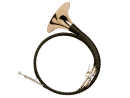 Dotzauer 18265 Bb-Parforce hunting horn with valve SUPER...