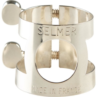 SELMER ligature for Eb clarinet silver-plated