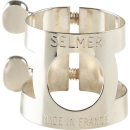 Selmer ligature for bass clarinet silver-plated