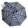 Pocket umbrella with notes - black / red / white