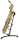 HERCULES HCDS-535B Saxophonständer für Baritonsaxophon, faltbar, Schwenkfuß