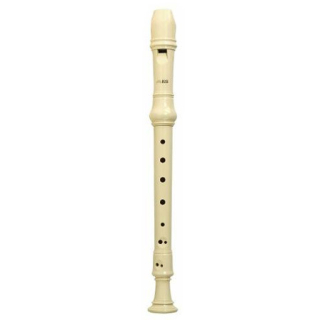 Aulos C-Soprano Recorder Elite (baroque) 303A (colour: ivory)