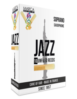 MARCA Bb-Sopran-Saxophon-Reeds Jazz-Serie unfiled (10 in Box)