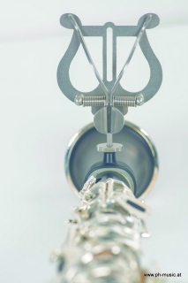 Lyra G584 Marschbuchgabel für B-Klarinette Edelstahl mit Kunststoffring