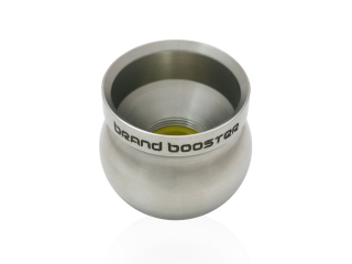 Brand Booster for baritone / trombone / tenor horn mouthpieces in STAINLESS STEEL