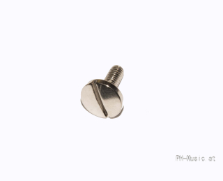 B&amp;S head screw (valve purposes) nickel silver flat 2.6mm (1)