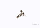 B&S head screw (valve purposes) nickel silver flat 2.6mm (1 piece)
