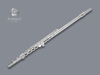 TOMASI Vienna flute, ring keys Silver Light TFL-09L-GO