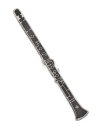 Pin - clarinet black / silver