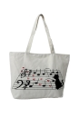 Tote Bag Tote Bag - White with Notes
