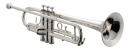 JUPITER JTR700RSQ trumpet in Bb (silver plated)