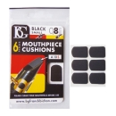 BG A10S Mouthpiece patch, black, small. 0.8mm