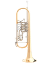 B&S BS3005WGT-1-0 Concert Bb Trumpet gold brass, bell...
