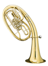 B&S tenor horn model BS30332G-1-0 4 valves gold brass