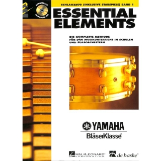 ESSENTIAL ELEMENTS 1 Schlagzeug / CD / Yamaha Bläserklasse