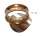 Daumenring für Tenorhorn Ring mit Rändel Neusilber