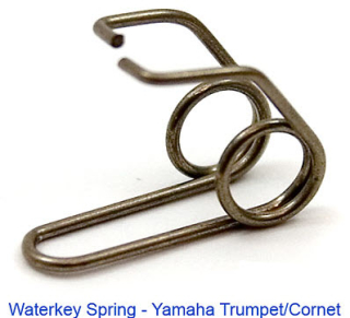 Yamaha water flap spring TRP / CR / FH / end piece curved (1 piece)