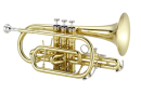 Jupiter JCR700Q Bb cornet painted brass