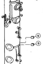 Silver-plated key guide for O.Hammerschmidt clarinet