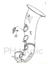 Schallstück-Schraube für Yamaha Saxophone
