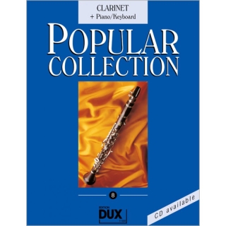 Popular Collection Play along 8 Clarinet&Piano