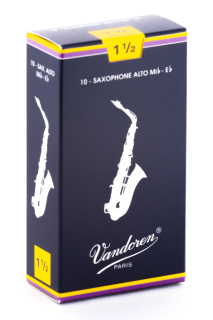 Vandoren Classic Traditional Es-Alto-Saxophon Blätter (1) 1.5