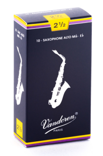 Vandoren Classic Traditional Es-Alto-Saxophon Blätter (1) 2.5