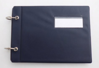 Marschbuch Deckel Grossformat mit Ringen 19x14 cm (verschiedene Farben)