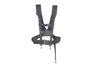 Suspender strap for bass drum