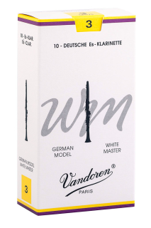 Vandoren White Master Eb Clarinet German (10 in box)