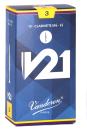 Vandoren V21 Es-Klarinette Blatt French Cut (10 Stk. in Box)
