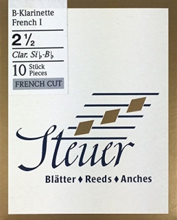 Steuer White Line French I Stärke 2 B-Klarinetten-Blatt (1 Stück)