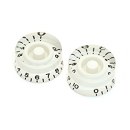 WHITE SPEED KNOBS FOR GIBSON LES PAUL / EPIPHONE GUITAR...