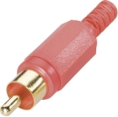 Cinch connector plug, even number of poles: 2 Red BKL...