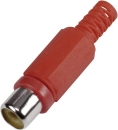 Cinch connector socket, even number of positions: 2 red...