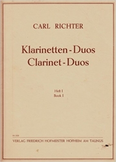Klarinetten Duos Heft 1 von Carl Richter