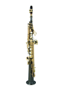 ANTIGUA SS4290BG-CH, Korpus BlackNickel, Klap. vergoldet POWER BELL SERIE B-Sopran-Saxophon
