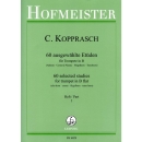 60 ausgewählte Etüden für Trompete in B, Heft 1 v.C. Kopprasch