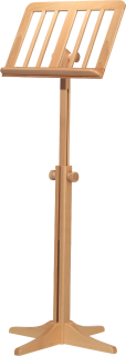 Wooden music stand 11611 (in three wood tones) Cherry tree