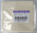 Yamaha felt plate 10x10cm thickness 1 mm white for flutes...