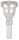 Arnolds & Sons mouthpiece for Bb tuba silver-plated