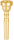 Arnold & Sons trumpet mouthpiece gold-plated