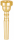 Arnold & Sons trumpet mouthpiece gold-plated 1 C
